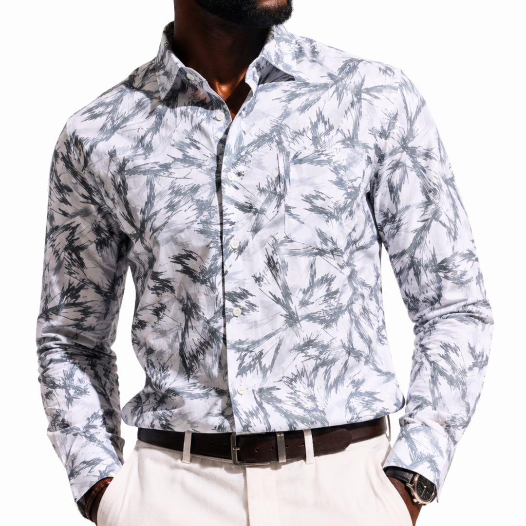 FB Casual Patterned L/S Shirt
