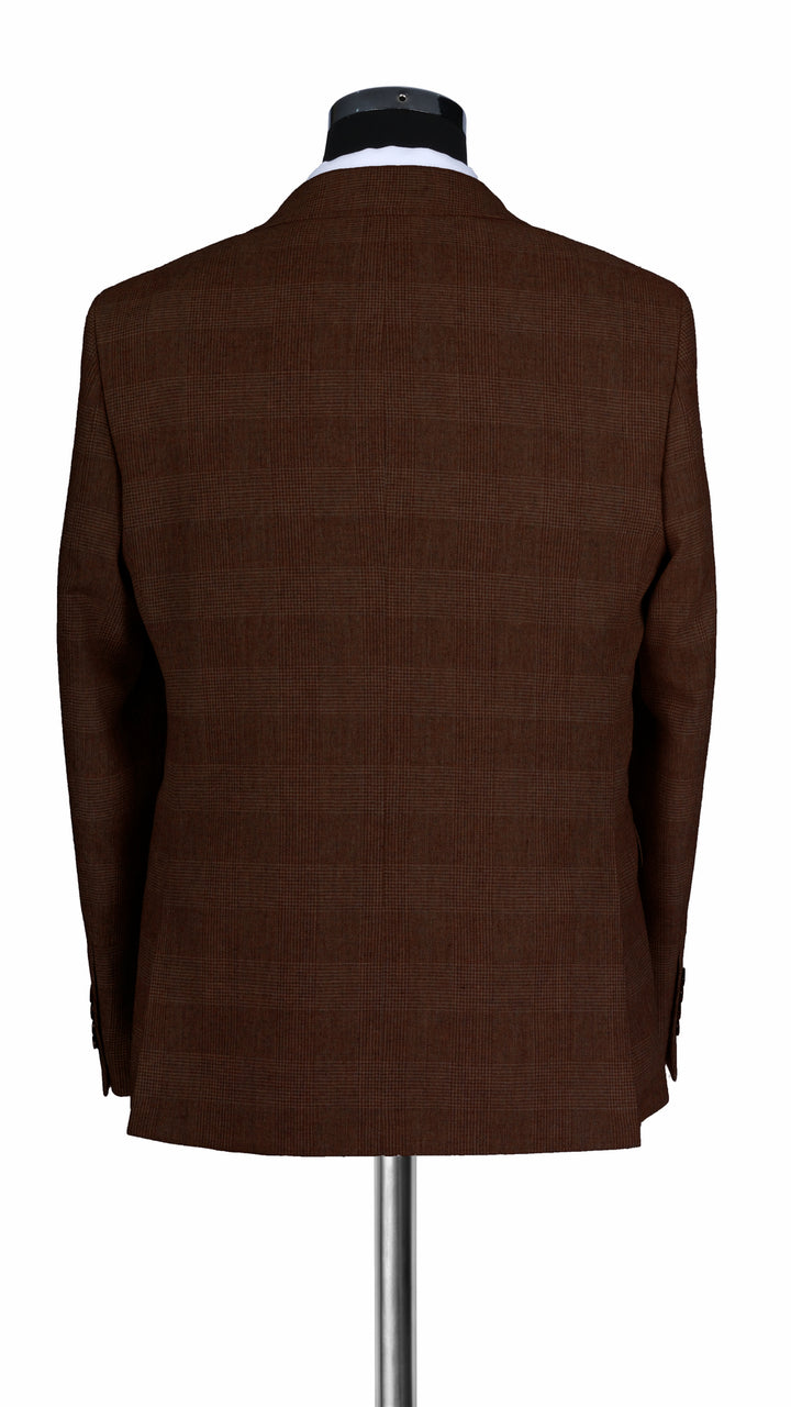 Baggi Checked - Deep Brown Coffee Bean Chic