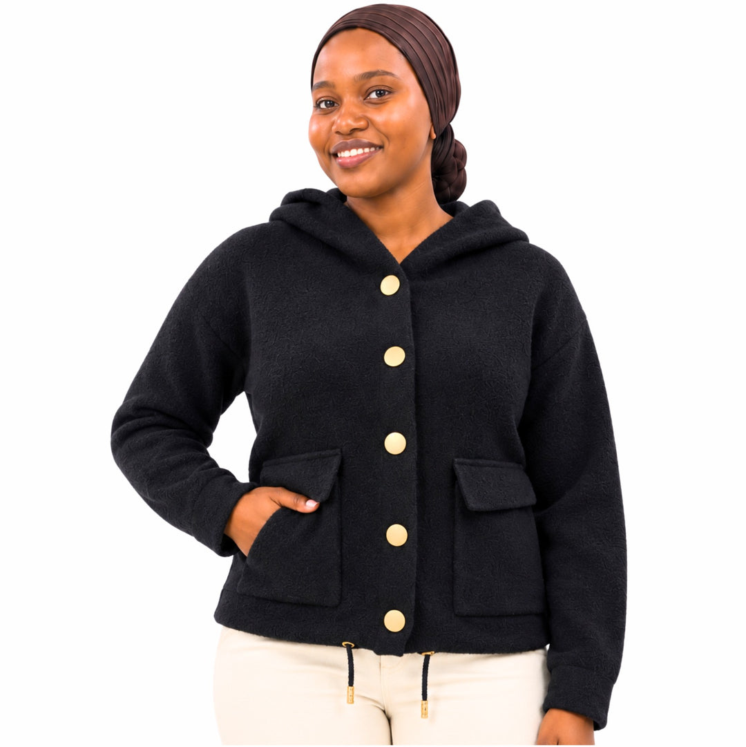 Hooded Cardigan Sweater